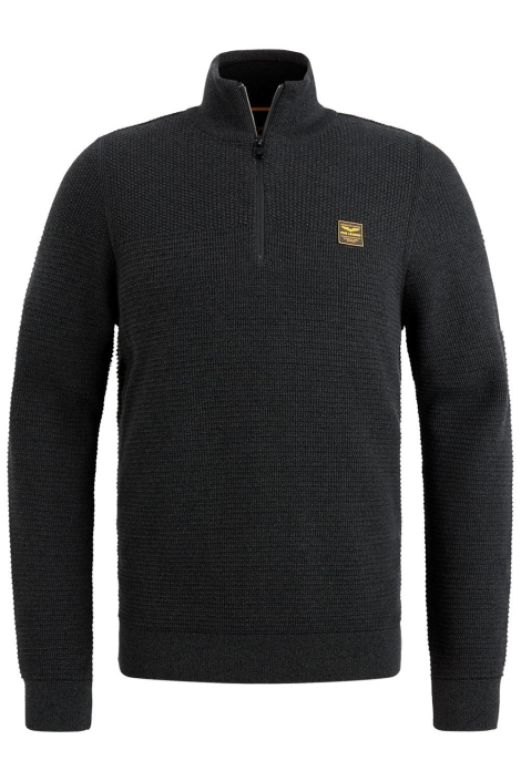 PME legend half zip collar cotton mouline